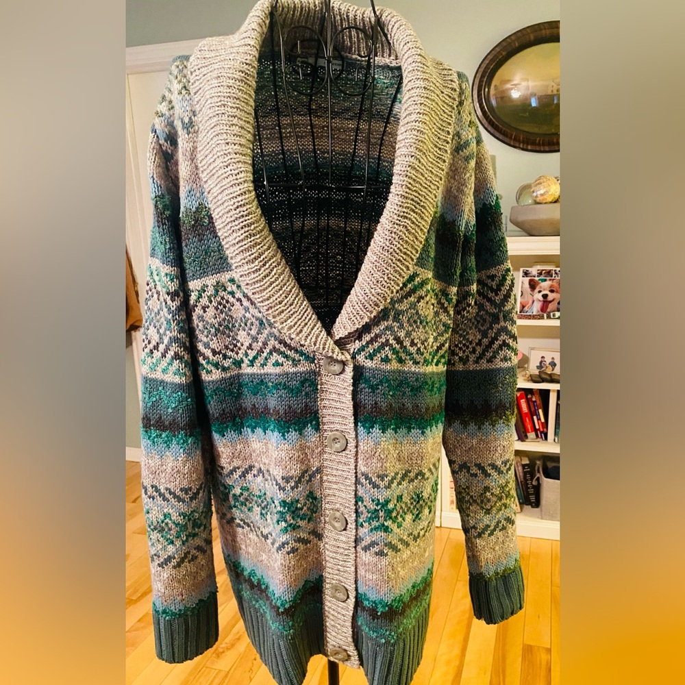 Multi-colored sweater